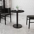 Flash Furniture Round Hospitality Table, 31-1/8"H x 24"W x 24"D, Black 1 thumbnail image