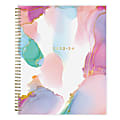 2023-2024 Blue Sky™ Ashley G Frosted Polypropylene Weekly/Monthly Academic Planner, 8-1/2" x 11", Multicolor Smoke, July 2023 to June 2024, 133681-A