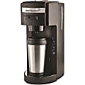 Brentwood TS-114 Single-Serve Coffee Maker, Black/Silver 1 thumbnail image