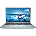 MSI Prestige 14 Prestige 14 A12SC-010 14" Notebook - Intel Core i5 i5-1240P 1.20 GHz - 16 GB RAM - 512 GB SSD - Blue Stone - Windows 11 Home - NVIDIA GeForce GTX 1650 with 4 GB