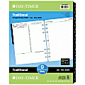 Day-Timer® Reference Daily Planner Refill, 8 1/2" x 11", 30% Recycled, White, January 2018 to December 2018 (948001801)