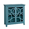 Sauder® Shoal Creek Elise Display Cabinet, Moody Blue 1 thumbnail image
