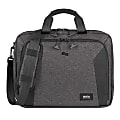 Solo® Voyage Briefcase With 15.6" Laptop Pocket, Gray