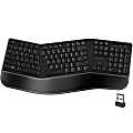 Delton KB200 Ergonomic Wrist Rest Wireless Keyboard With USB Dongle, Black 1 thumbnail image