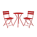 COSCO Bridgeport 3-Piece Outdoor Patio Bistro Set, Red 1 thumbnail image