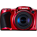 Canon PowerShot SX410 IS 20 Megapixel Digital Camera, Red 1 thumbnail image