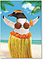 Viabella Fun Birthday Greeting Card With Envelope, Dancing Penguin, 5" x 7" 1 thumbnail image