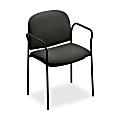 HON® 4051 Multipurpose Stacking Chairs With Arms, 30 3/4"H x 23 1/2"W x 23 1/4"D, Dark Gray, Carton Of 2