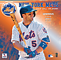 Turner Licensing™ 16-Month Sports Mini Wall Calendar, 7" x 7", New York Mets, September 2015 to December 2016 1 thumbnail image