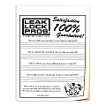 Custom Carbonless Business Forms, Create Your Own, Black or Blue Ink, 3-Part, 8 1/2” x 11”, Box Of 250