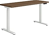 HON® Coordinate 2-Stage Height-Adjustable Writing Desk, 58"W, Pinnacle/Designer White 1 thumbnail image