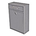 Mail Boss Locking Security Drop Box, 16 1/4"H x 11 1/4"W x 4 3/4"D, Granite 1 thumbnail image
