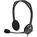 Logitech H111 Stero Headset - Stereo - Mini-phone (3.5mm) - Wired - 20 Hz to 20 kHz - Over-the-head - 981000999 1 thumbnail image