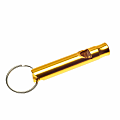 Digital Energy World Emergency Safety Whistle With Key Chain, Gold