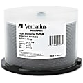 Verbatim DVD-R 4.7GB 16X DataLifePlus White Inkjet Printable, Hub Printable - 50pk Spindle