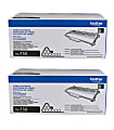 Brother® TN-750 Black High Yield Toner Cartridges, Pack Of 2