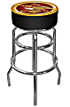 Budweiser® A & Eagle Padded Swivel Bar Stool, Gold/Chrome 1 thumbnail image