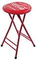 Coke-Cola® Folding Stool, Delicious Refreshing, Red