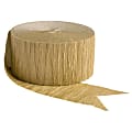 Amscan Go Brightly Crepe Paper Streamer, 5" x 972", Gold 1 thumbnail image