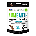 YumEarth Organic Gluten-Free Licorice, Black, 5 Oz, Pack Of 4 Bags