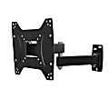 MegaMounts Full Motion Single-Stud Wall Mount For 17 - 42" TVs, 9"H x 8.69"W x 1.8"D, Black 1 thumbnail image