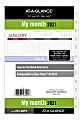 AT-A-GLANCE® Monthly Planner Refill, 5-1/2" x 8-1/2", Black/White, January To December 2021, 061-685Y 1 thumbnail image