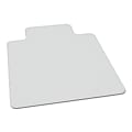 SKILCRAFT® Biobased Chair Mat For Low/Medium Pile Carpets, 45" x 53", Clear (AbilityOne 7220016568327)