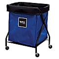 Royal Basket Trucks 8 BU X-Frame Replacement Bag, 35" x 24", Blue 1 thumbnail image