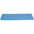 Rubbermaid Commercial Standard Microfiber Damp Mop - 5" Width x 18" Length - MicroFiber, Polyester, MicroFiber - Blue - 12 / Carton