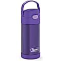 Thermos FUNtainer Water Bottle 12Oz - 12 fl oz - Purple - Stainless Steel, Silicone 1 thumbnail image