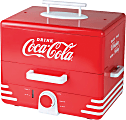 Nostalgia Electrics Coca-Cola Hot Dog Steamer, Large, Red