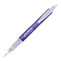 BIC® WideBody® Clear Rubber Grip Pen, Ice