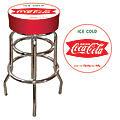Coca-Cola® Bar Stool, Vintage, Red