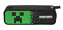Innovative Designs Licensed Silicone Pencil Case, 2-1/2"H x 8"W x 2"D, Minecraft