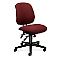 HON® 7700-Series High-Performance Task Chair, Burgundy/Black