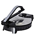 Brentwood Roti/Flatbread/Tortilla Maker, 6"H x 13"W x 14"D, Silver 1 thumbnail image