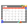 TF Publishing Medium Desk Blotter Calendar, 12" x 17", Stripe, July 2022 To June 2023