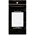 C-Line Write-On Reclosable Poly Bags For Tools, 3"W x 5"L, Black, Box Of 1,000