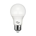 Euri A19 Dimmable 800 Lumens LED Light Bulbs, 9 Watt, 3000 Kelvin/Soft White, Case Of 4 Bulbs