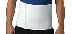 Medline Universal 12" Abdominal Binder, 27 - 48", White 1 thumbnail image