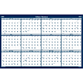 House of Doolittle Write-on Laminated Wall Planner, 32" x 48", Blue/Gray, January 2022 to December 2022 1 thumbnail image