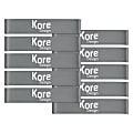 Kore Design™ Fidget Kick Bands, Silicone, 2" x 24", Gray, Pack Of 10 Bands 1 thumbnail image