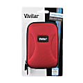 Vivitar® Medium Hard Shell Digital Camera Case, Red