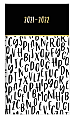 Office Depot® Brand Fashion Monthly Academic Planner, 3-1/2" x 6", Alphabet, July 2021 To June 2022, NS35620A 1 thumbnail image