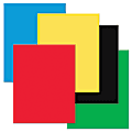 Pacon® UCreate Premium Coated Poster Boards, 22" x 28", Assorted Primary Colors, Pack Of 25 Boards