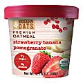 Modern Oats Organic Premium Oatmeal Cups, Strawberry Banana Pomegranate, 1.78 Oz, Pack Of 12