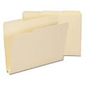 Smead® Heavyweight Top-Tab Expansion Folders, Letter Size, Manila, Box Of 50