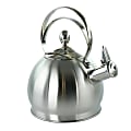 MegaChef Stainless-Steel Stovetop Kettle, 11.83 Cups, Brushed Silver