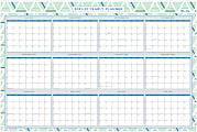 Blue Sky™ Laminated Wall Calendar, 36" x 24", Croix, July 2021 To June 2022, 135712