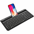 Targus Multi-Device Bluetooth Antimicrobial Keyboard With Tablet/Phone Cradle, Black, AKB867US 1 thumbnail image